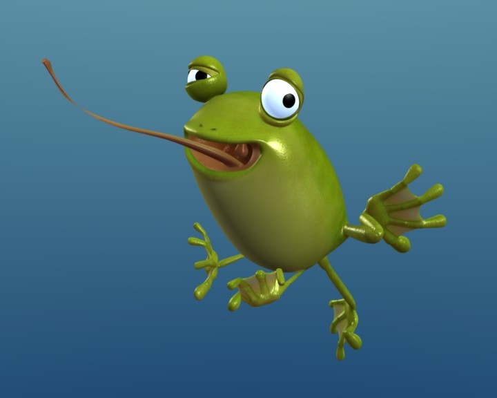 Funky Cartoon Frog Rig preview image 1